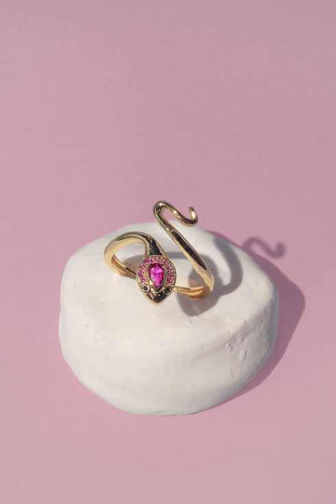 Cobra Head Wrap Ring